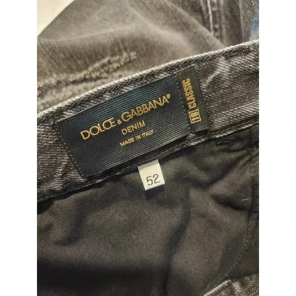 AUTHENTIC Dolce & Gabbana D&G Men’s Denim Jeans 16 Classic Sz 52 / US 36 - Picture 3 of 13